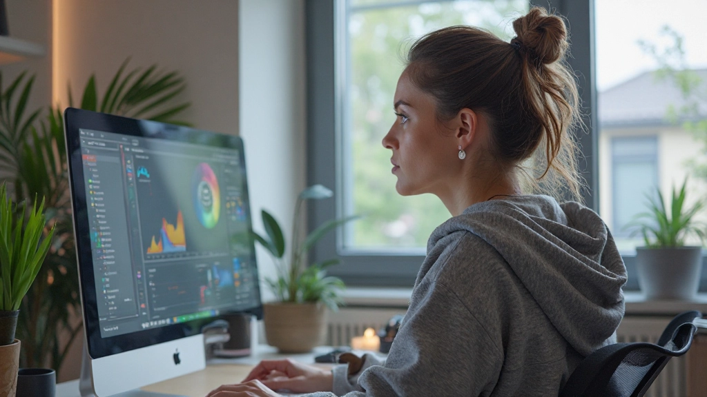 Figma interface met component bibliotheek en design canvas zichtbaar in een modern werkstation